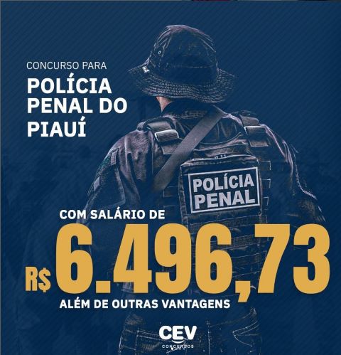 CEV Concursos lança turmas online para atender demanda do concurso Polícia Penal PI