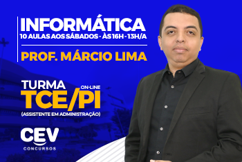 INFORMÁTICA - TCE/PI 2021 - ASSISTENTE EM ADMINISTRAÇÃO - ON-LINE (DISCIPLINA ISOLADA)