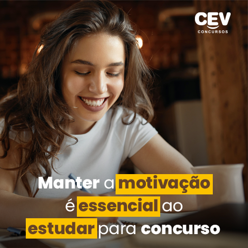 Manter a motivação é essencial ao estudar para concurso