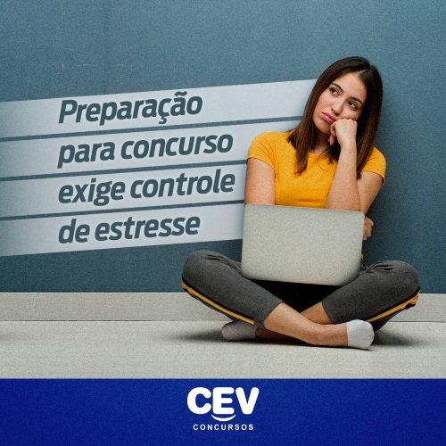 Preparação para concurso exige controle de estresse