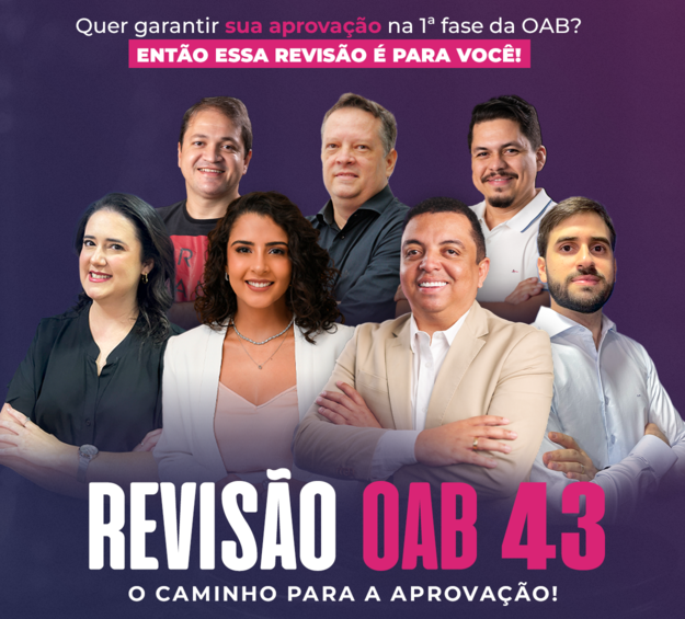 Revisão 43º Exame OAB - Inscrições gratuitas!